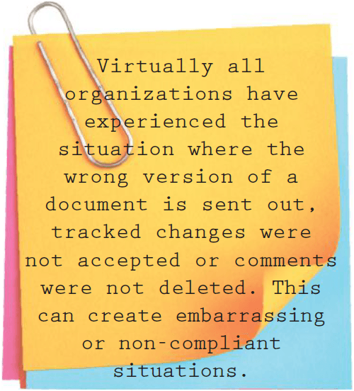 Embarrassing documents