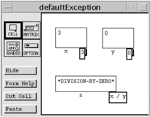 Default exception