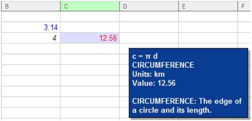 Self-checking spreadsheet