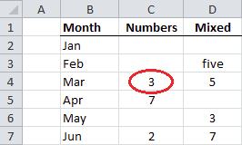Return the first and last values in a range